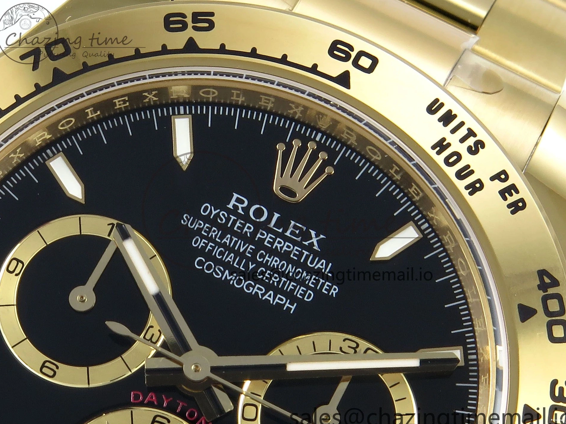 MiroTime 0305 TimelessDesign Daytona 126508 APSF 1:1 Best Edition Black Dial on YG Braclet SH 742